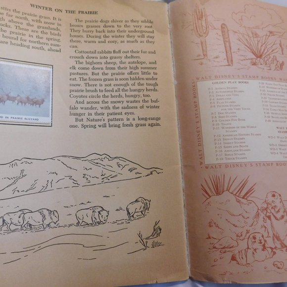 Walt Disney's True Life Adventures Stamp Book VINTAGE 1955 - Picture 7 of 9